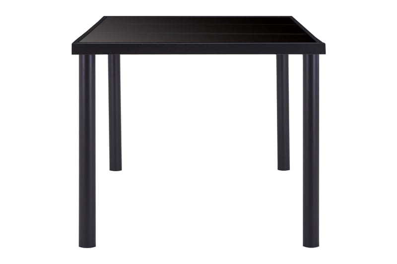 Spisebord 180 x 90 x 75 cm Hærdet Glas Sort - Sort - Møbler - Borde - Spisebord og køkkenbord
