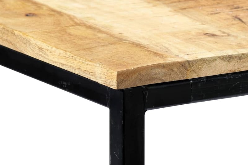 Spisebord 180 X 90 X 75 Cm Massivt Ru Mangotræ - Brun - Spisebord og køkkenbord