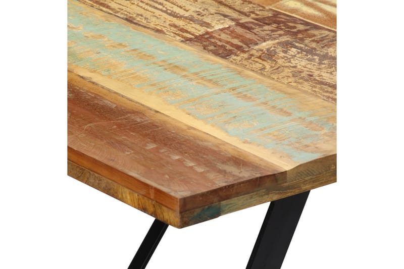 Spisebord 180 X 90 X 76 Cm Massivt Genanvendt Træ - Flerfarvet - Møbler - Borde - Spisebord og køkkenbord