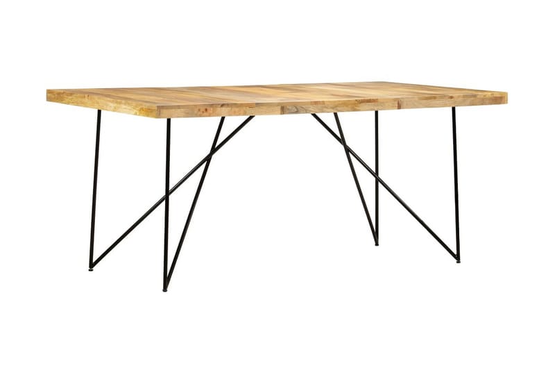 spisebord 180 x 90 x 76 cm massivt mangotræ - Møbler - Borde - Spisebord og køkkenbord