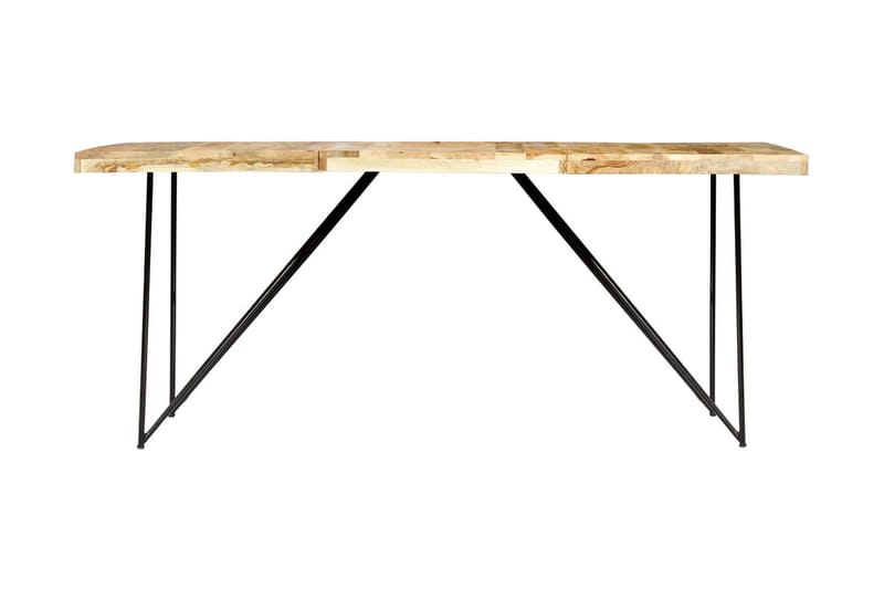 spisebord 180 x 90 x 76 cm massivt mangotræ - Spisebord og køkkenbord