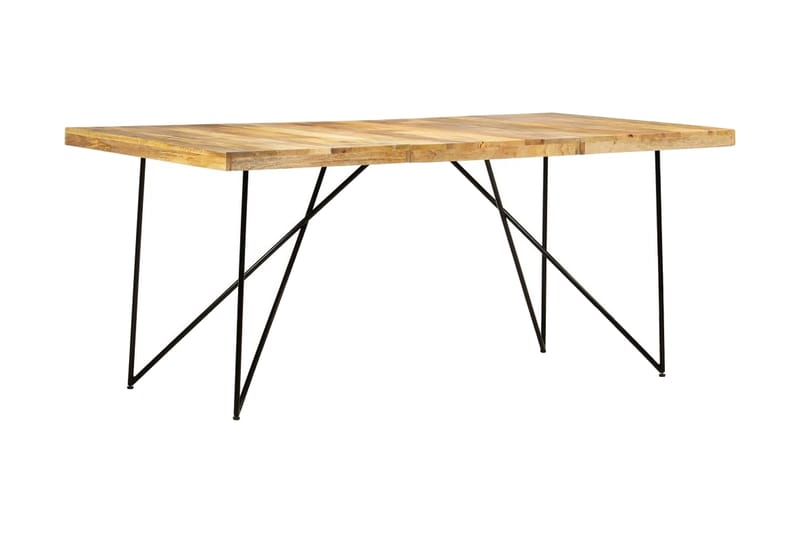 spisebord 180 x 90 x 76 cm massivt mangotræ - Møbler - Borde - Spisebord og køkkenbord