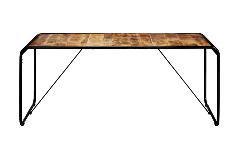 Spisebord 180 X 90 X 76 Cm Massivt Ru Mangotræ - Brun - Møbler - Borde - Spisebord og køkkenbord