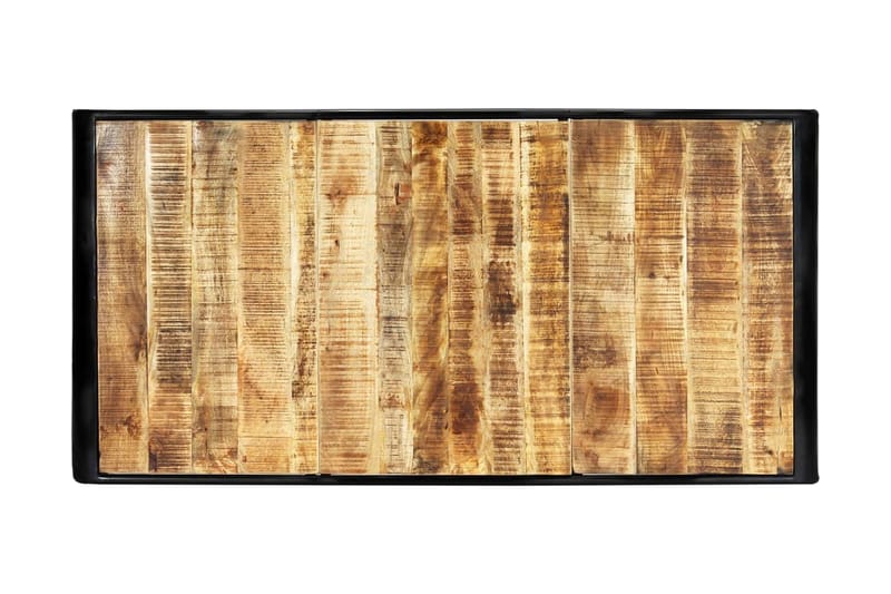 Spisebord 180 X 90 X 76 Cm Massivt Ru Mangotræ - Brun - Møbler - Borde - Spisebord og køkkenbord