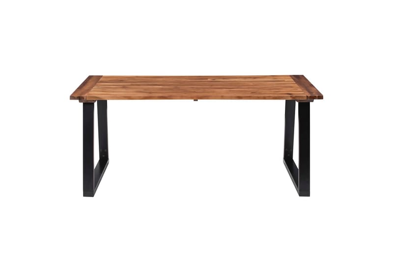 spisebord 180x90 cm massivt akacietræ - Brun - Møbler - Borde - Spisebord og køkkenbord