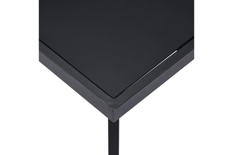 Spisebord 180x90x75 cm Hærdet Glas Sort - Sort - Møbler - Borde - Spisebord og køkkenbord