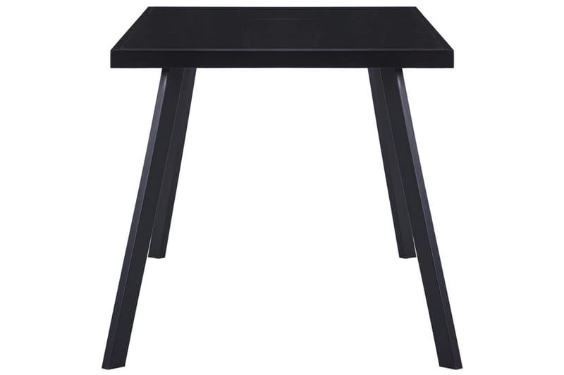 Spisebord 180x90x75 cm Hærdet Glas Sort - Sort - Møbler - Borde - Spisebord og køkkenbord