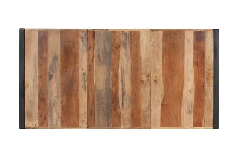 spisebord 180x90x75 cm massivt træ med sheeshamfinish - Brun - Møbler - Borde - Spisebord og køkkenbord