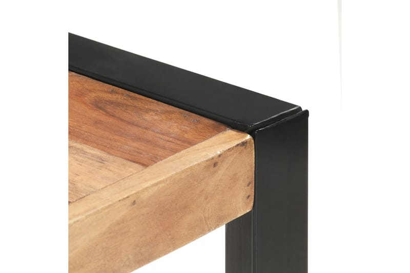spisebord 180x90x75 cm massivt træ med sheeshamfinish - Brun - Møbler - Borde - Spisebord og køkkenbord