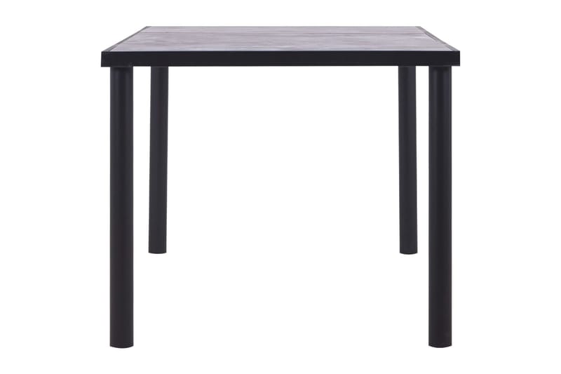 Spisebord 180x90x75 cm Mdf Sort Og Betongrå - Sort - Møbler - Borde - Spisebord og køkkenbord