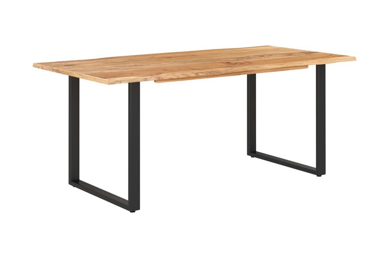 Spisebord 180x90x76 cm Massivt Akacietræ - Brun - Møbler - Borde - Spisebord og køkkenbord