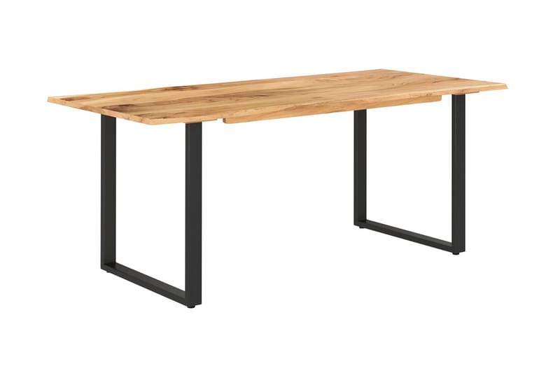 Spisebord 180x90x76 cm Massivt Akacietræ - Brun - Spisebord og køkkenbord