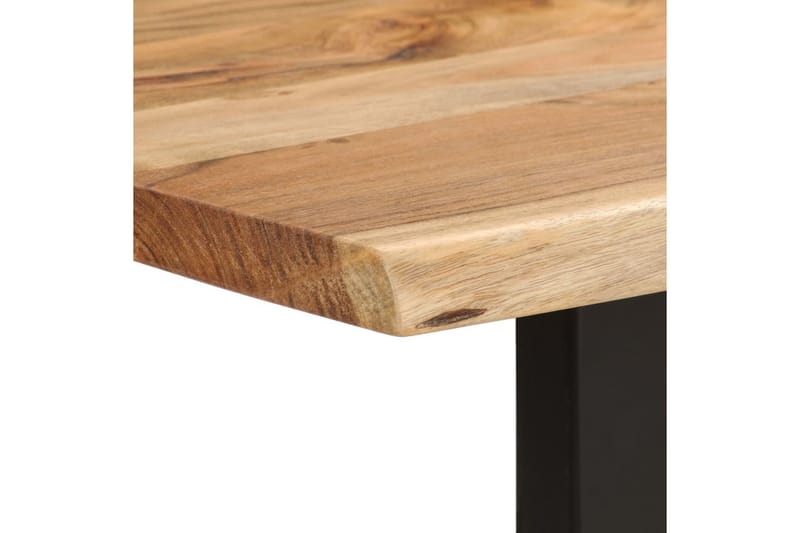 Spisebord 180x90x76 cm Massivt Akacietræ - Brun - Møbler - Borde - Spisebord og køkkenbord