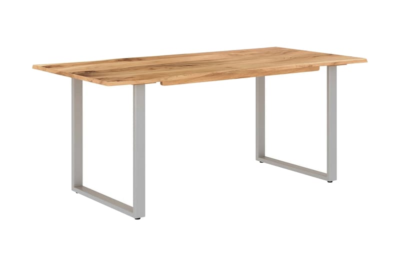 Spisebord 180x90x76 cm Massivt Akacietræ - Brun - Møbler - Borde - Spisebord og køkkenbord