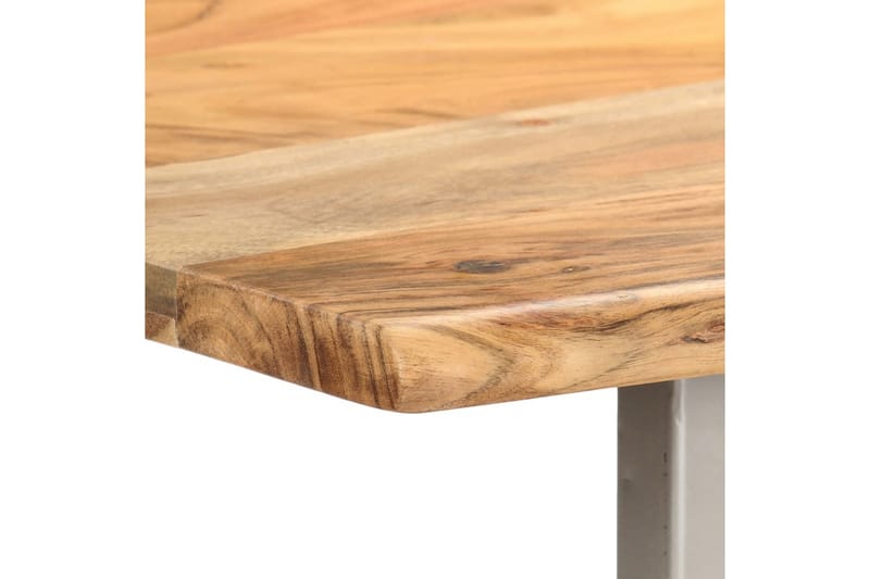 Spisebord 180x90x76 cm Massivt Akacietræ - Brun - Møbler - Borde - Spisebord og køkkenbord