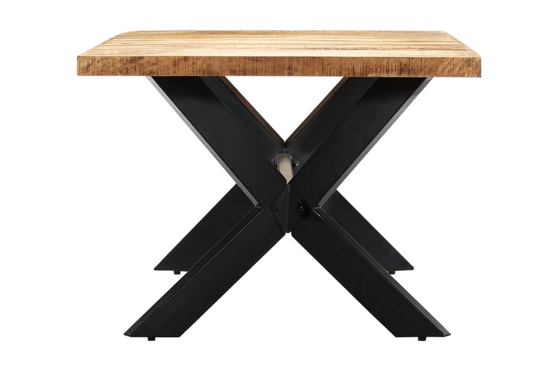Spisebord 200 X 100 X 75 Cm Massivt Mangotræ - Brun - Møbler - Borde - Spisebord og køkkenbord