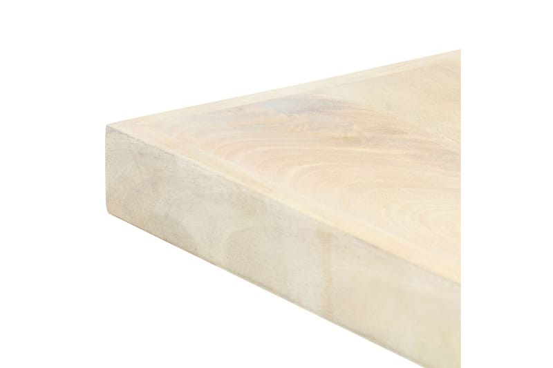Spisebord 200 X 100 X 75 Cm Massivt Mangotræ Hvid - Hvid - Møbler - Borde - Spisebord og køkkenbord