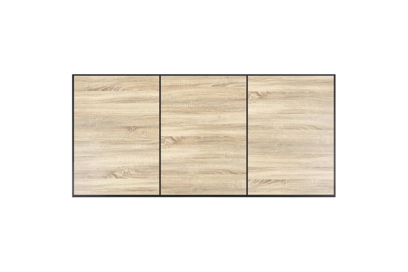 Spisebord 200 X 100 X 75 Cm Mdf Egetræsfarve - Brun - Møbler - Borde - Spisebord og køkkenbord