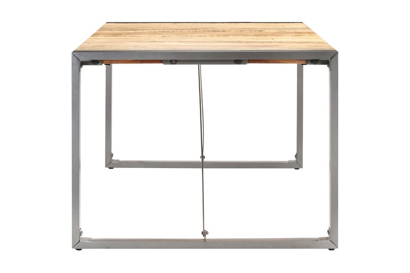Spisebord 200X100X75 cm Massivt Ru Mangotræ - Brun - Møbler - Borde - Spisebord og køkkenbord