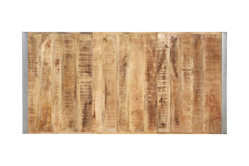 Spisebord 200X100X75 cm Massivt Ru Mangotræ - Brun - Møbler - Borde - Spisebord og køkkenbord