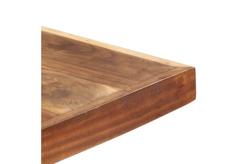 spisebord 200x100x75 cm massivt træ med sheeshamfinish - Brun - Møbler - Borde - Spisebord og køkkenbord