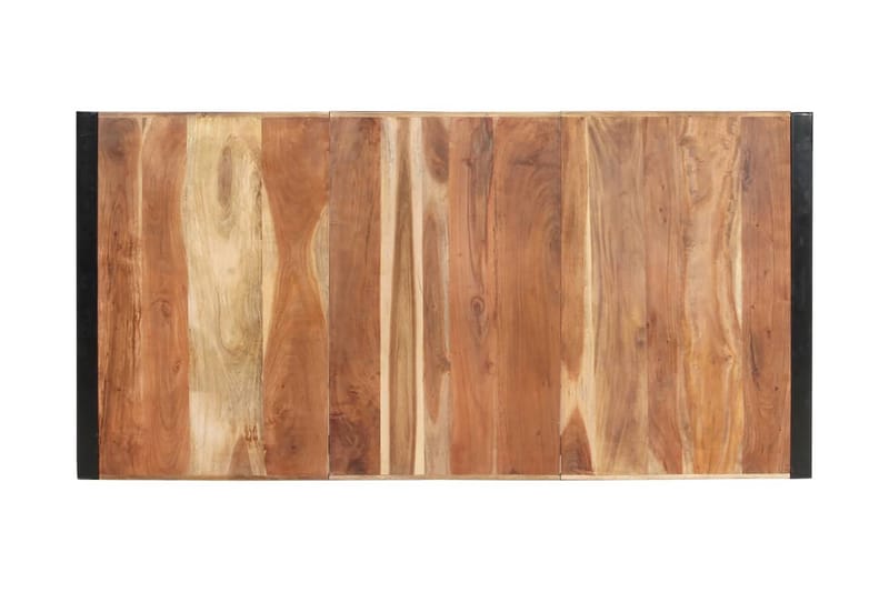 spisebord 200x100x75 cm massivt træ med sheeshamfinish - Brun - Møbler - Borde - Spisebord og køkkenbord