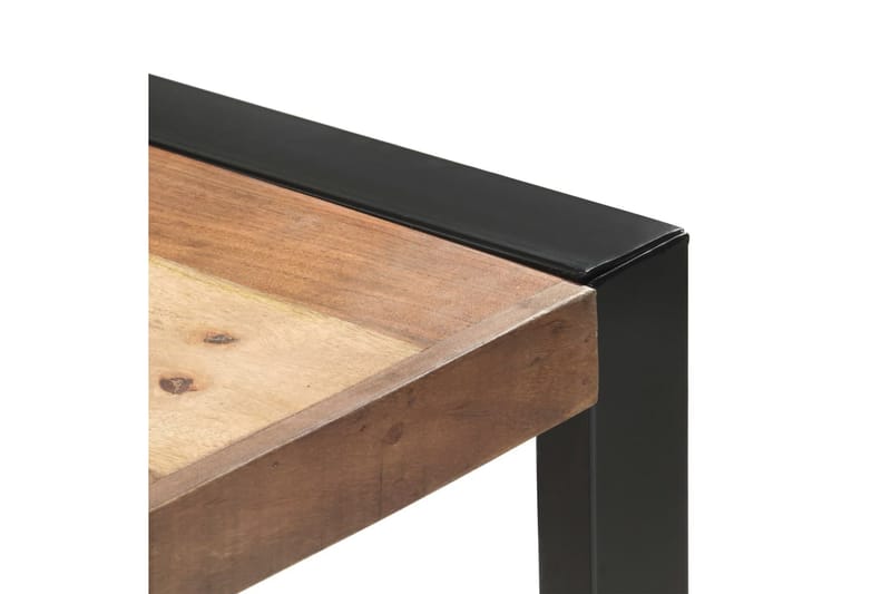 spisebord 200x100x75 cm massivt træ med sheeshamfinish - Brun - Møbler - Borde - Spisebord og køkkenbord