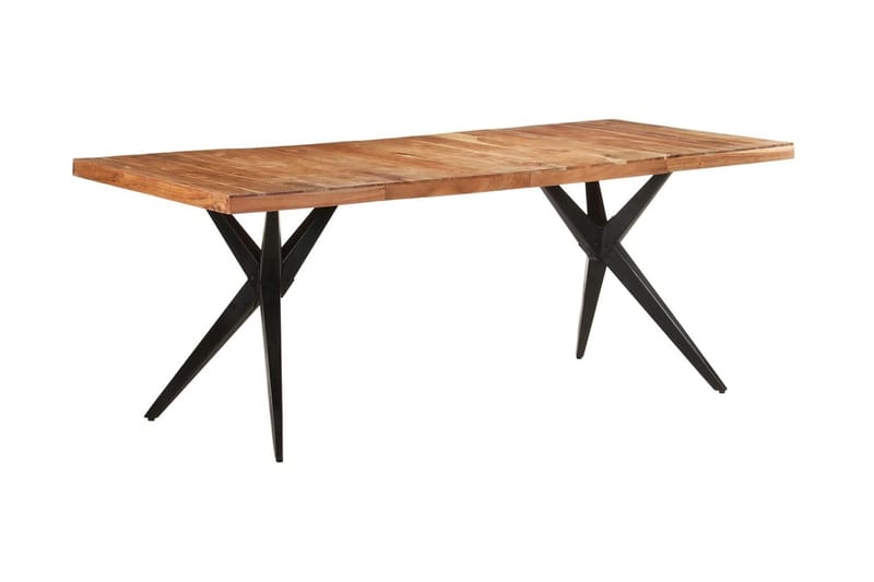 spisebord 200x90x76 cm massivt akacietræ - Møbler - Borde - Spisebord og køkkenbord