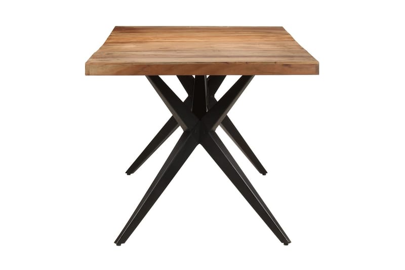 spisebord 200x90x76 cm massivt akacietræ - Møbler - Borde - Spisebord og køkkenbord
