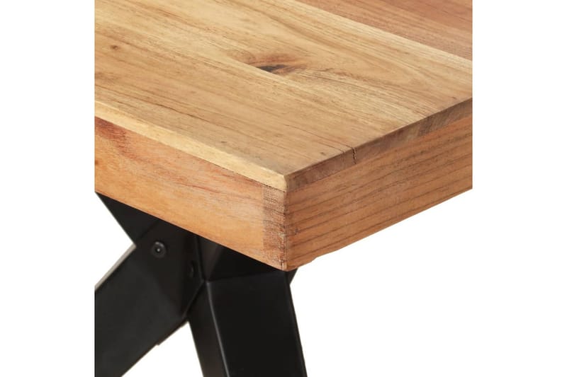 spisebord 200x90x76 cm massivt akacietræ - Møbler - Borde - Spisebord og køkkenbord