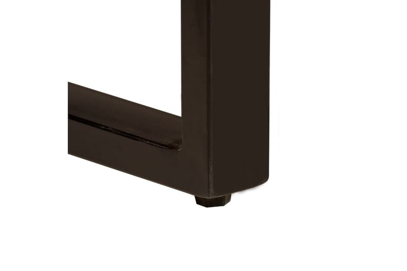 Spisebord 220 X 100 X 75 Cm Massivt Mangotræ - Brun - Møbler - Borde - Spisebord og køkkenbord