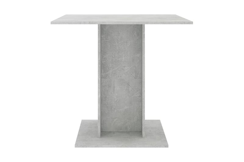 spisebord 80 x 80 x 75 cm spånplade betongrå - Spisebord og køkkenbord