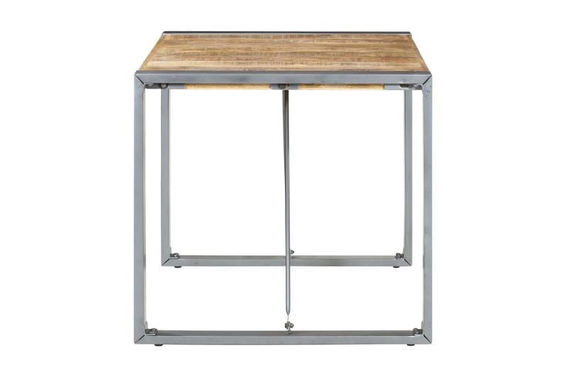 Spisebord 80x80x75 cm ru mangotræ - Brun - Spisebord og køkkenbord