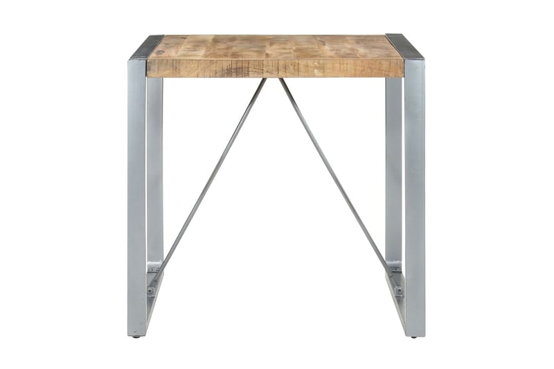 Spisebord 80x80x75 cm ru mangotræ - Brun - Spisebord og køkkenbord