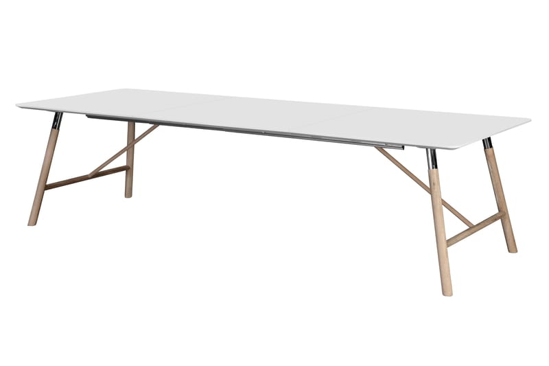 Spisebord Andrarum Waltham udtrækkeligt spisebord 180 cm Hvid - Møbler - Borde - Spisebord og køkkenbord