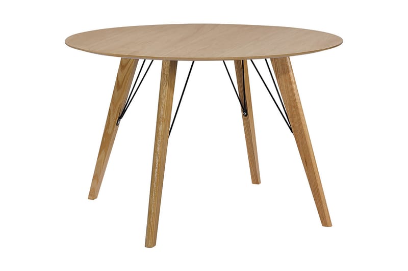 Spisebord HELENA D100xH75cm MDF med egefiner - Spisebord og køkkenbord