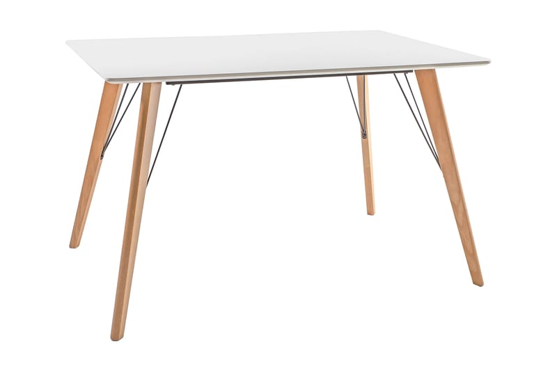 Spisebord HELENA HVID 120x80xH75cm - Spisebord og køkkenbord