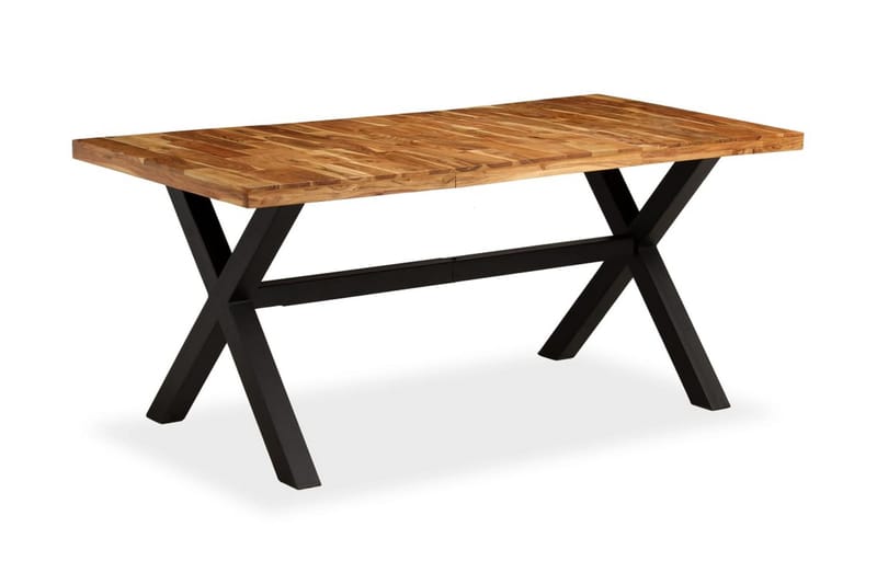 Spisebord I Massivt Akacie- Og Mangotræ 180 X 90 X 76 Cm - Brun - Spisebord og køkkenbord