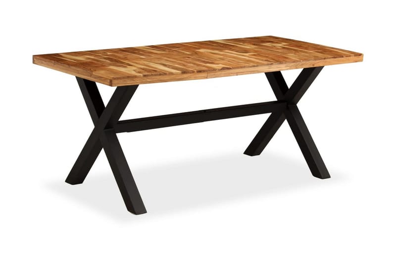 Spisebord I Massivt Akacie- Og Mangotræ 180 X 90 X 76 Cm - Brun - Møbler - Borde - Spisebord og køkkenbord