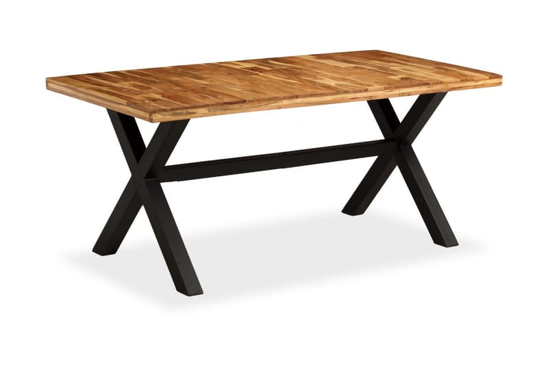Spisebord I Massivt Akacie- Og Mangotræ 180 X 90 X 76 Cm - Brun - Møbler - Borde - Spisebord og køkkenbord
