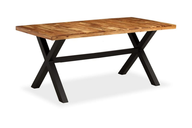 Spisebord I Massivt Akacie- Og Mangotræ 180 X 90 X 76 Cm - Brun - Møbler - Borde - Spisebord og køkkenbord