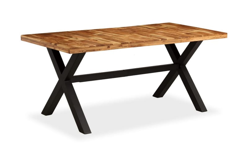 Spisebord I Massivt Akacie- Og Mangotræ 180 X 90 X 76 Cm - Brun - Møbler - Borde - Spisebord og køkkenbord