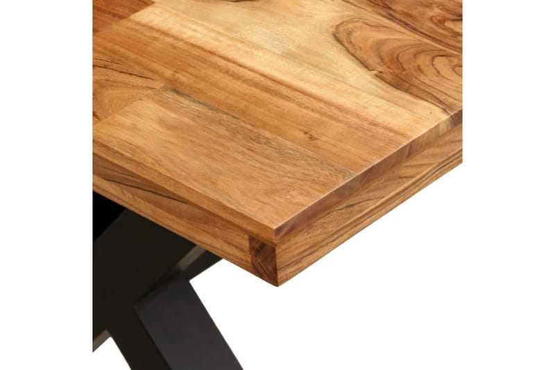 Spisebord I Massivt Akacie- Og Mangotræ 180 X 90 X 76 Cm - Brun - Møbler - Borde - Spisebord og køkkenbord