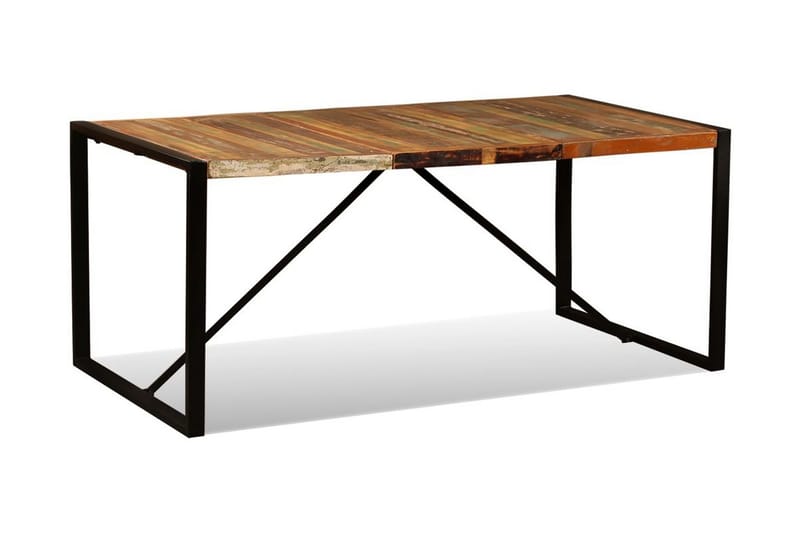 Spisebord I Massivt Genanvendt Træ 180 Cm - Brun - Spisebord og køkkenbord