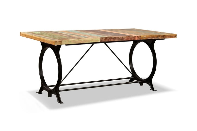 Spisebord I Massivt Genanvendt Træ 180 Cm - Brun - Spisebord og køkkenbord