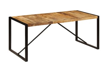 Spisebord I Massivt Ru Mangotræ 180 Cm - Brun - Møbler - Borde - Spisebord og køkkenbord