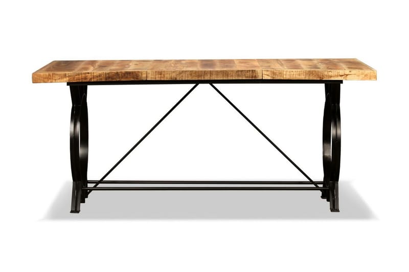 Spisebord I Massivt Ru Mangotræ 180 Cm - Brun - Møbler - Borde - Spisebord og køkkenbord