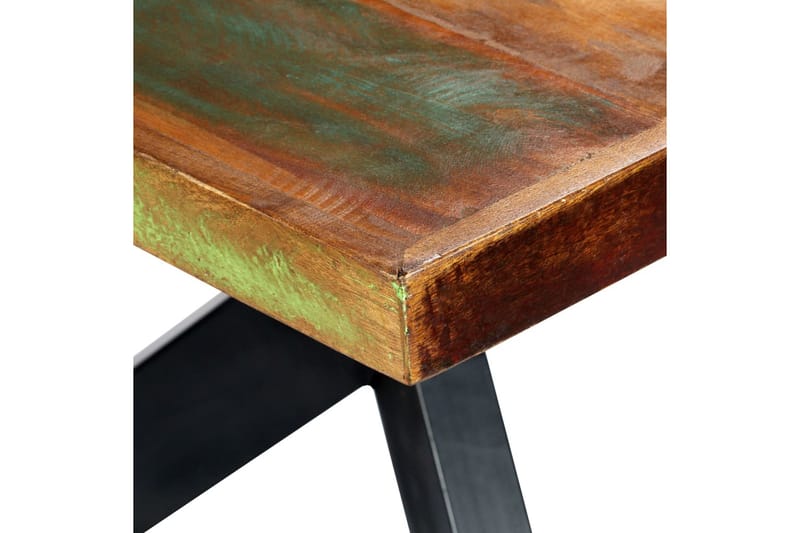 Spisebord Massivt Genanvendt Træ 200 X 100 X 75 Cm - Flerfarvet - Møbler - Borde - Spisebord og køkkenbord