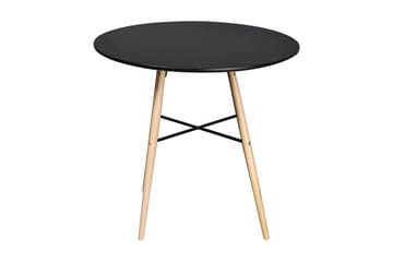 Spisebord Mdf Rundt Sort - Sort - Møbler - Borde - Spisebord og køkkenbord