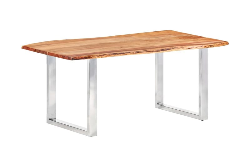 Spisebord Med Naturlig Kant 200 cm 3,8 cm Massivt Akacietræ - Spisebord og køkkenbord